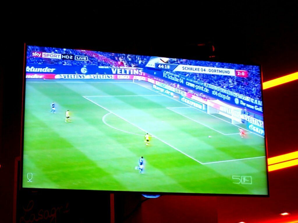 Fußballspiel Schalke gegen BVB im Bermudadreieck, Bochum