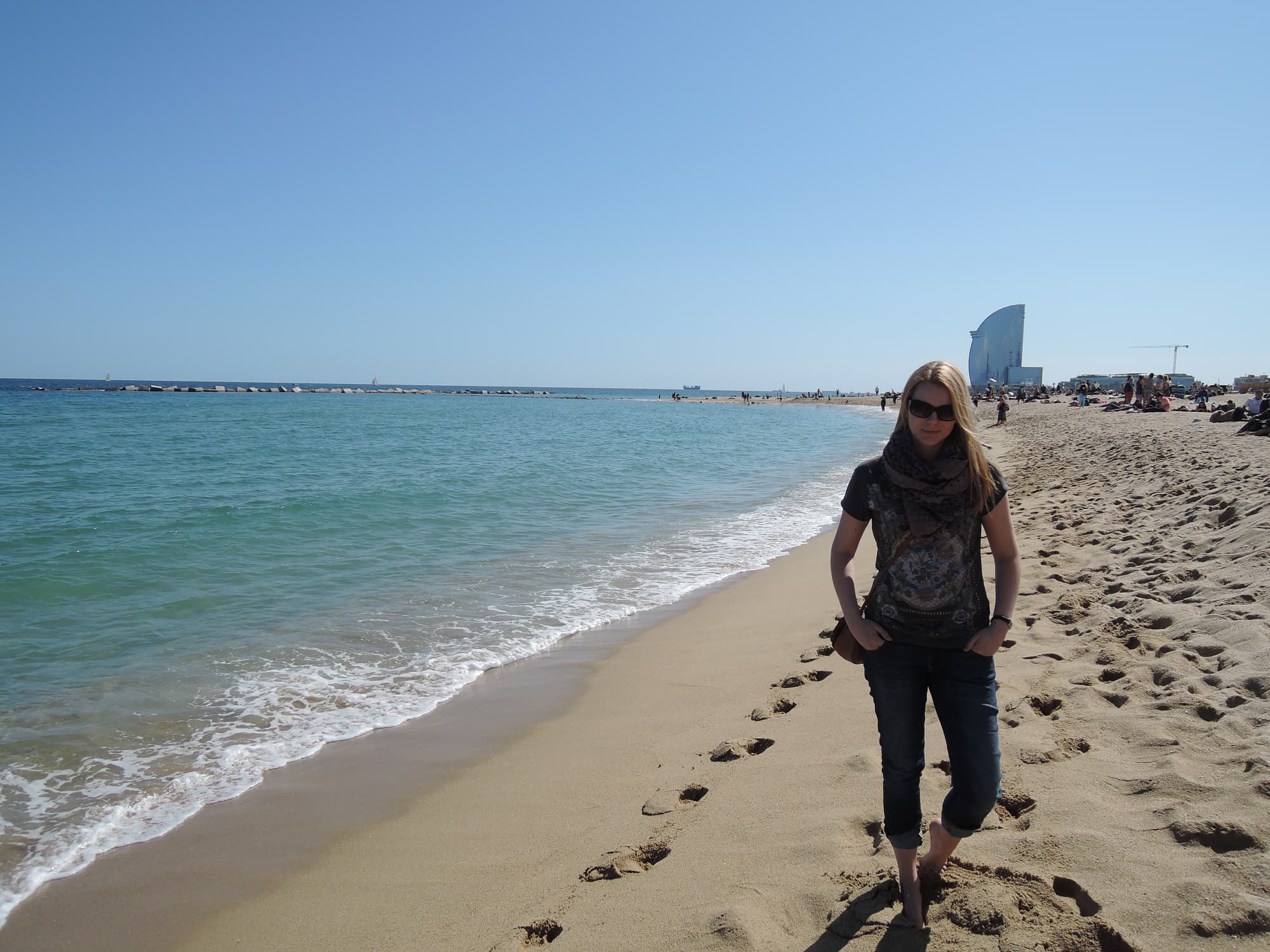 Stadtstrand von Barcelona