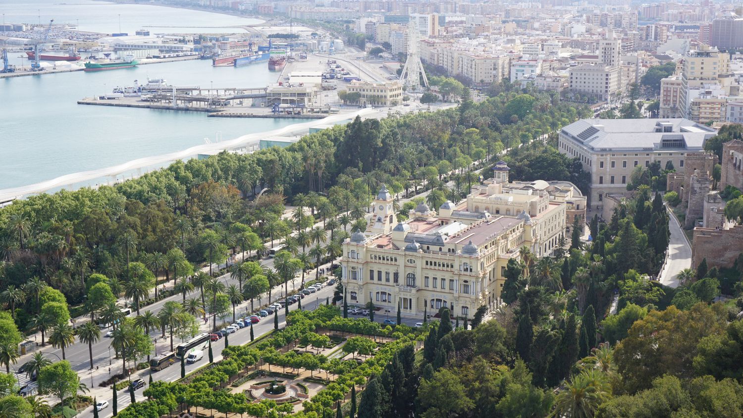 Rundreise Andalusien Malaga Rathhaus